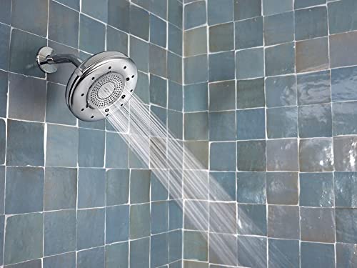 Moen N400R0CH Quattro Rainshower Showerhead with Four Unique Shower Experiences, Chrome