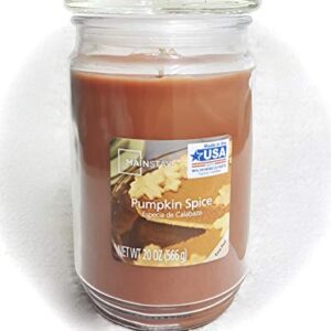 Mainstays Pumpkin Spice 20 OZ candle