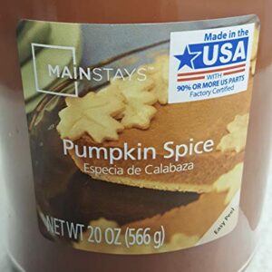 Mainstays Pumpkin Spice 20 OZ candle