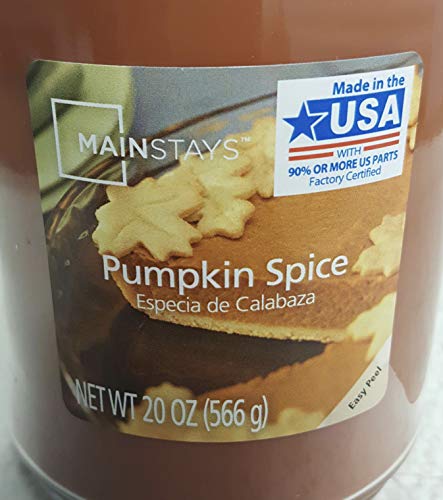 Mainstays Pumpkin Spice 20 OZ candle