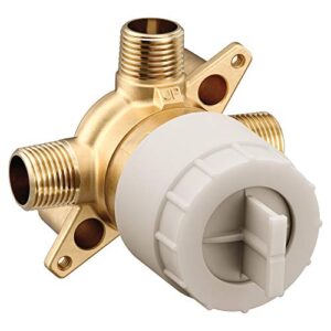 moen u130ci m-core 3-series 3 port shower mixing valve with cc/ipc connections, or unfinished