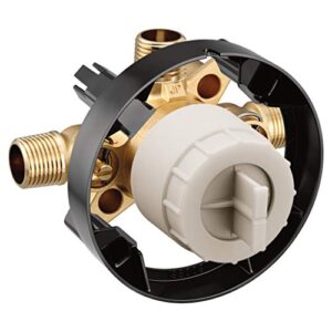 Moen U130CIS M-CORE 3-Series 3 Port Shower Mixing Valve with CC/IPC Connections and Stops, or Unfinished