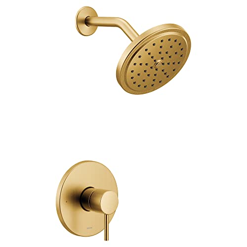 Moen UT3292BG Align M-CORE 3-Series 1-Handle Shower Trim Kit, Valve Required, Brushed Gold