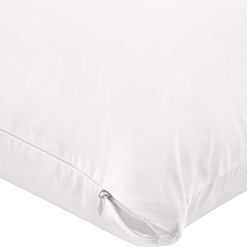 Mainstay Ultra-Soft Cotton Zippered Pillow Protector, King