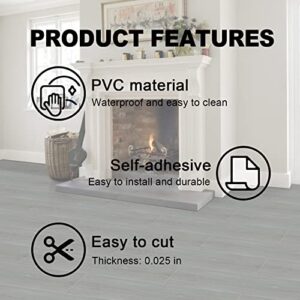 Peel and Stick Flooring Vinyl Flooring Peel and Stick Floor Tile 10 Pieces Super Easy to Install 35.4 in X 5.9 in