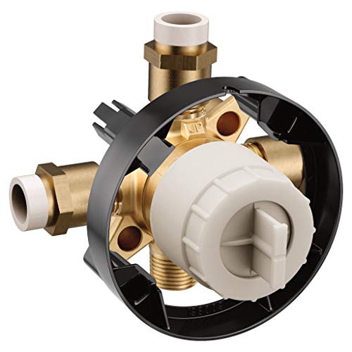 Moen U140V M-CORE 3-Series 4 Port Tub and Shower Pre-Fabricated Mixing Valve with CPVC Connections, or Unfinished