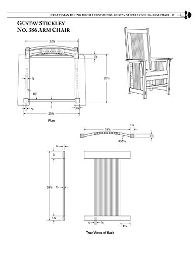 Great Book of Shop Drawings for Craftsman Furniture, Revised & Expanded Second Edition: Authentic and Fully Detailed Plans for 61 Classic Pieces (Fox Chapel Publishing) Complete Full-Perspective Views