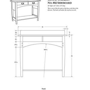Great Book of Shop Drawings for Craftsman Furniture, Revised & Expanded Second Edition: Authentic and Fully Detailed Plans for 61 Classic Pieces (Fox Chapel Publishing) Complete Full-Perspective Views