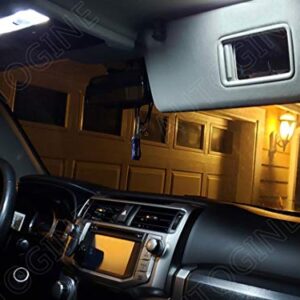 AUTOGINE White LED Interior Lights Kit for Toyota RAV4 2016 2017 2018 2019 2020 2021 Super Bright 6000K Interior LED Lights Bulbs Package + Install Tool