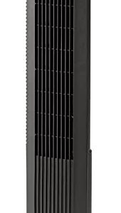 Mainstay 28” Black Tower Fan Model FZ10-19MB for Space Saving Slim Design Saves Energy (Renewed) (Black)