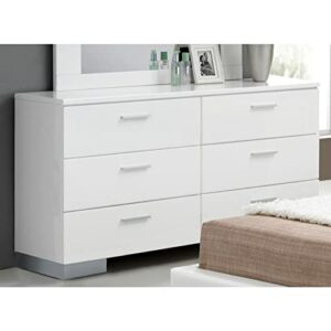 ACME Lorimar Dresser - - White & Chrome Leg