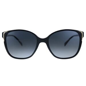 Prada Conceptual PR 01OS 1AB5W1 Black Plastic Square Sunglasses Grey Gradient Polarized Lens