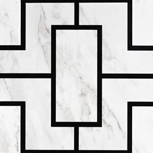 retro self adhesive 12-inch vinyl floor tiles, 20 tiles – 12″ x 12″, affinity pattern – peel & stick, diy flooring for kitchen, dining room, bedrooms & bathrooms by achim home decor