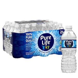 nestle – pure life purified bottled water, 16.9 oz., 16.9 fl oz (case of 24)