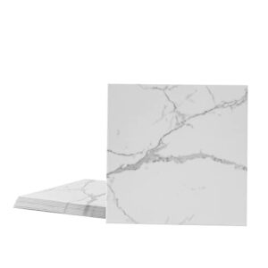 10-sheet white marble backsplash peel and stick flooe tile,back splashes for kitchens,vinyl shower tile,12″x12″,9.7sq.ft.