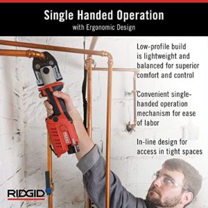 RIDGID 57373 Model RP 241 Compact Press Tool Kit with 1/2"-1" Pro Press Jaws and Bluetooth