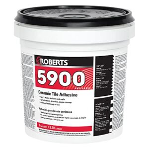 roberts 5900-1 ceramic tile adhesive, 1 gallon, 128 fl oz