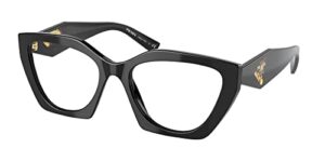eyeglasses prada pr 9 yv 1ab1o1 black