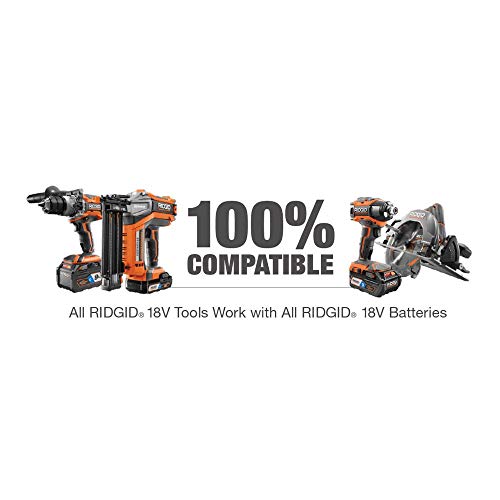 Ridgid R84086B 18V Lithium Ion Cordless Mini Bluetooth Radio w/ Clock and USB Smart Phone Charging (Battery and Charger Not Included / Radio Only)