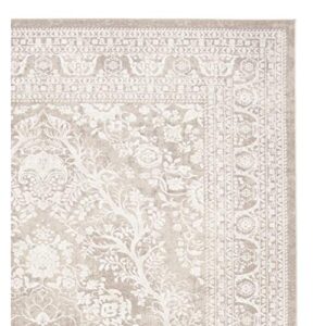 SAFAVIEH Reflection Collection 8' x 10' Beige/Cream RFT668A Vintage Distressed Area Rug