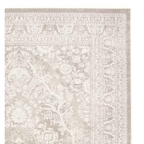 SAFAVIEH Reflection Collection 8' x 10' Beige/Cream RFT668A Vintage Distressed Area Rug