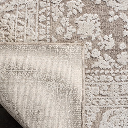 SAFAVIEH Reflection Collection 8' x 10' Beige/Cream RFT668A Vintage Distressed Area Rug