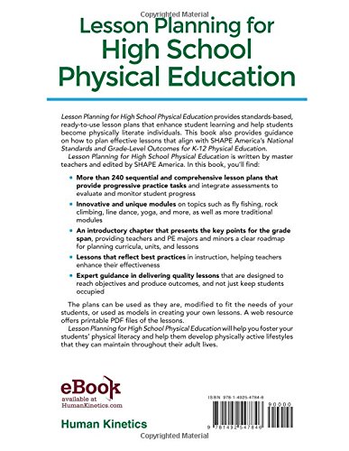 Lesson Planning for High School Physical Education: Meeting the National Standards & Grade-Level Outcomes (SHAPE America set the Standard)