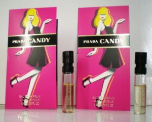 prada candy eau de parfum spray vial set (1.5ml/.05oz each)