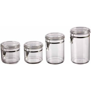 mainstays classical 4-piece canister set