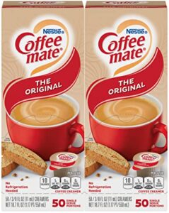 nestle coffee-mate liquid creamer original 2-pack; 50 count each