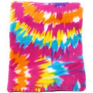 Tie-Dye Fleece Throw Blanket 50in X 60in by Mainstays