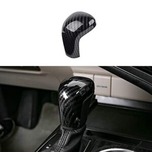 cke for toyota camry 2023 2022 2021 2020 2019 2018, for corolla sedan avalon 2022 2021 2020 2019 accessories auto gear shift knob cover trim cap protector interior sport style – carbon fiber grain