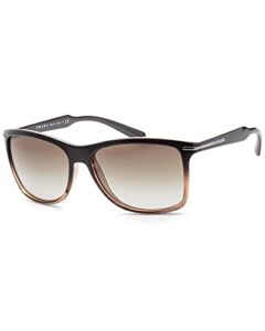 prada 10os acl4m1 brown gradient 10os wayfarer sunglasses