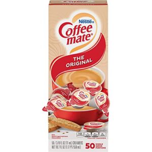 nestle 35110 coffee-mate original flavor creamer, single serve portions, 50/box