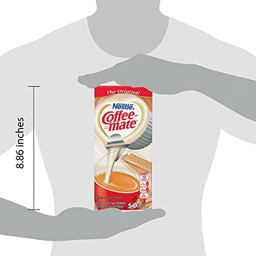 Nestle 35110 Coffee-Mate Original Flavor Creamer, Single Serve Portions, 50/Box