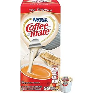 Nestle 35110 Coffee-Mate Original Flavor Creamer, Single Serve Portions, 50/Box