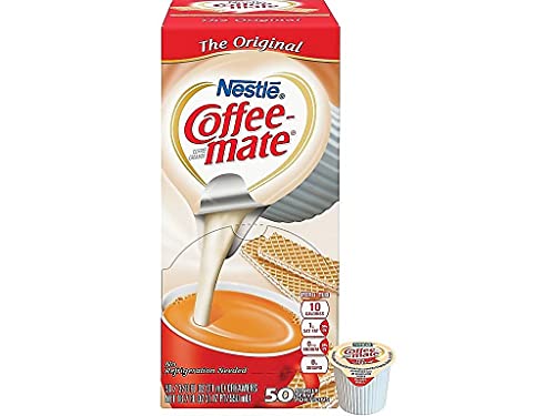 Nestle 35110 Coffee-Mate Original Flavor Creamer, Single Serve Portions, 50/Box