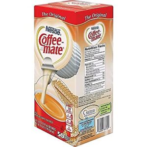 Nestle 35110 Coffee-Mate Original Flavor Creamer, Single Serve Portions, 50/Box