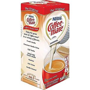 Nestle 35110 Coffee-Mate Original Flavor Creamer, Single Serve Portions, 50/Box