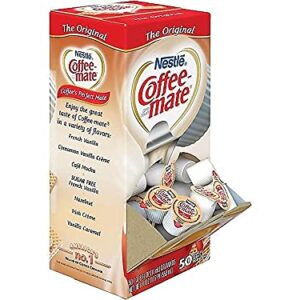 Nestle 35110 Coffee-Mate Original Flavor Creamer, Single Serve Portions, 50/Box