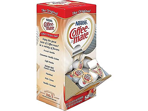 Nestle 35110 Coffee-Mate Original Flavor Creamer, Single Serve Portions, 50/Box