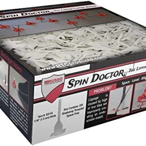 Spin Doctor Tile Leveling System 1 by 16Th", 1.5mm- 1 Box of 250 Piece