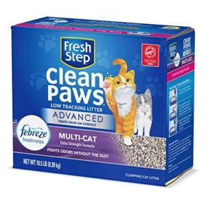 fresh step advanced clean paws multi cat 18.5lb