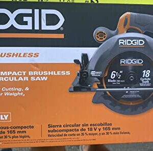 Ridgid 18V SubCompact Brushless Cordless 6 1/2 in. Circular Saw (Tool Only) R8656B