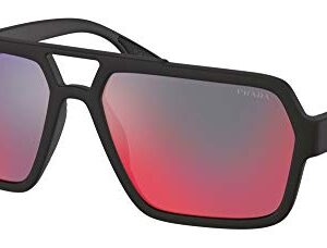 Sunglasses Prada Linea Rossa PS 1 XS DG008F Black Rubber