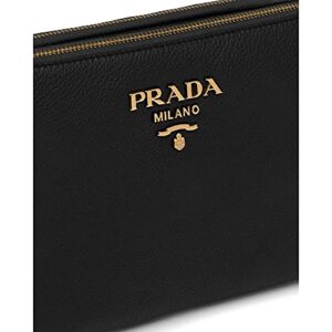 Prada Vitello Phenix Gold Hardware Black Crossbody 1BH046