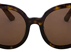 Prada PR09VSF 2AU8C1 Tortoise PR09VSF Oval Sunglasses Lens Category 3 Size 58mm