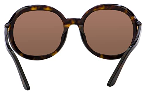 Prada PR09VSF 2AU8C1 Tortoise PR09VSF Oval Sunglasses Lens Category 3 Size 58mm