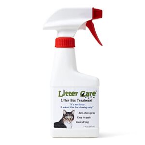 litter care – a non-stick spray coating for the litter box or pet enclosure