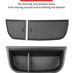 Ecarzo Center Console Dash Storage Tray for 2021 2022 2023 Toyota Sienna Dashboard Organizer Insert Sunglass Holder Container Accessories